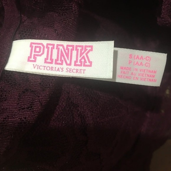 Victoria's Secret PINK lace details t-back lined bra size small - Picture 5 of 5